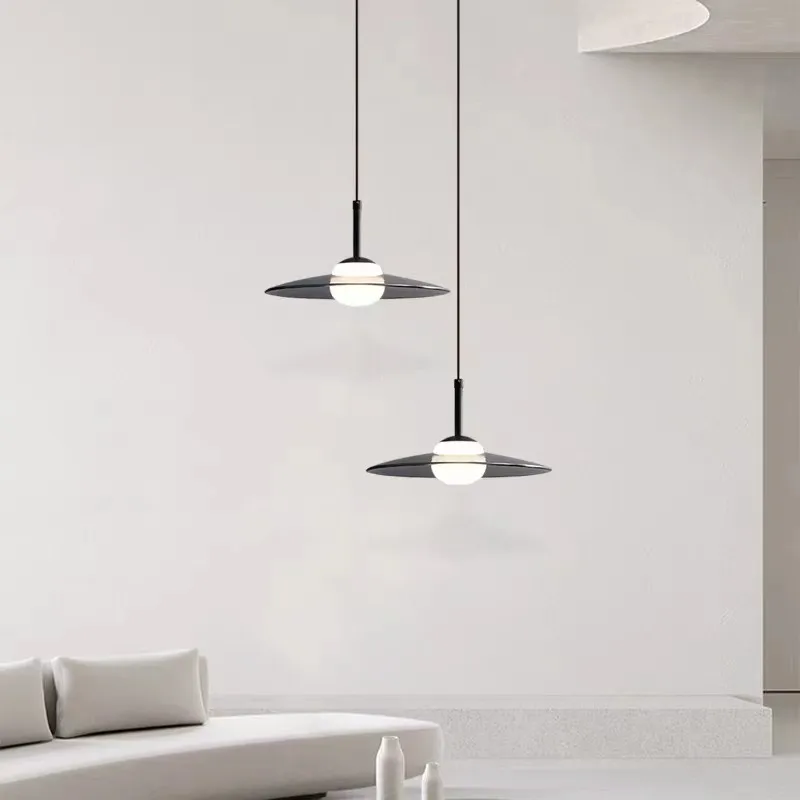 suspension en verre à plusieurs têtes pour intérieur moderne - Image 5