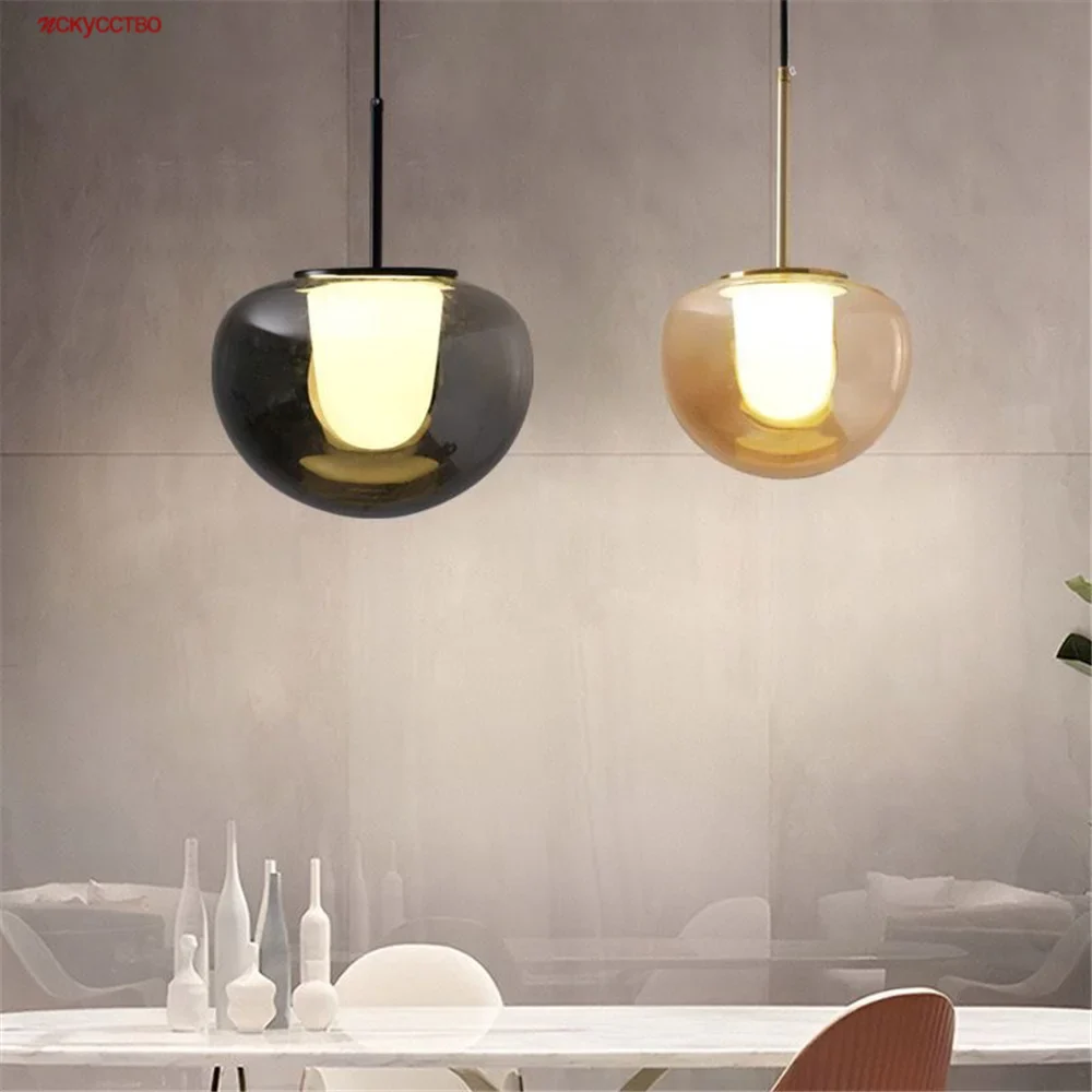 suspension en verre au design italien moderne pour décoration intérieure - Image 8