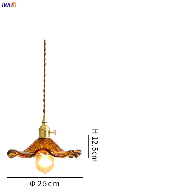 suspension en verre coloré style nordique pour intérieur moderne - Image 11