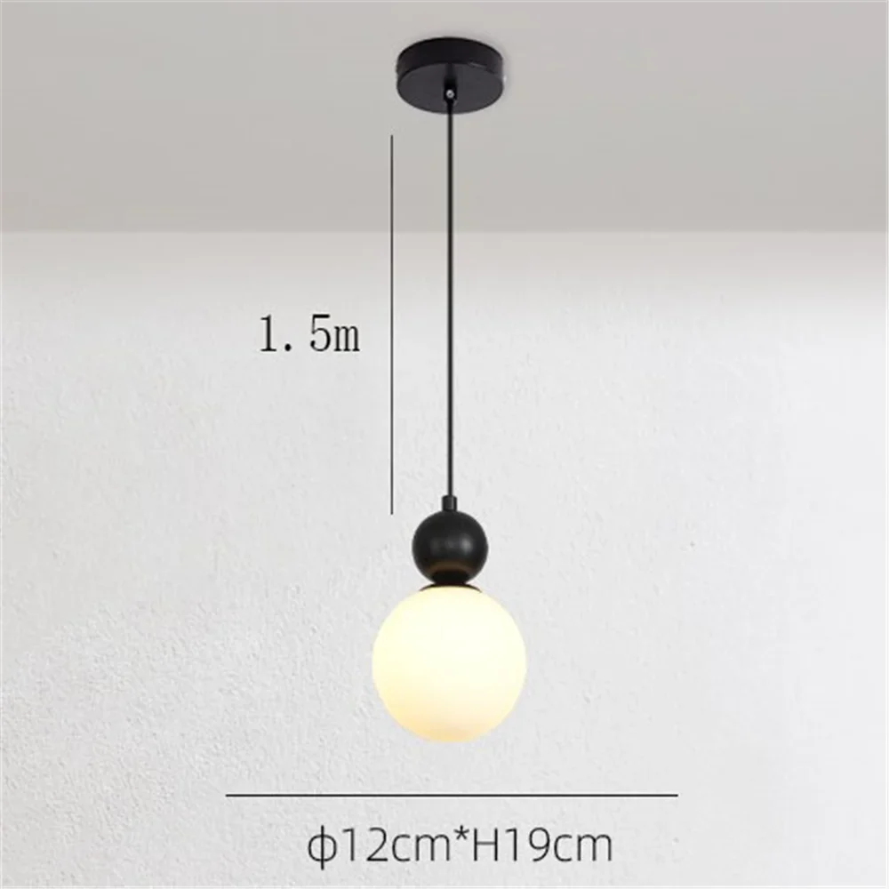 suspension en verre créative pour café bar restaurant - Image 8