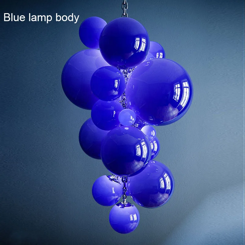 suspension en verre design italien style raisin lumineux - Image 10