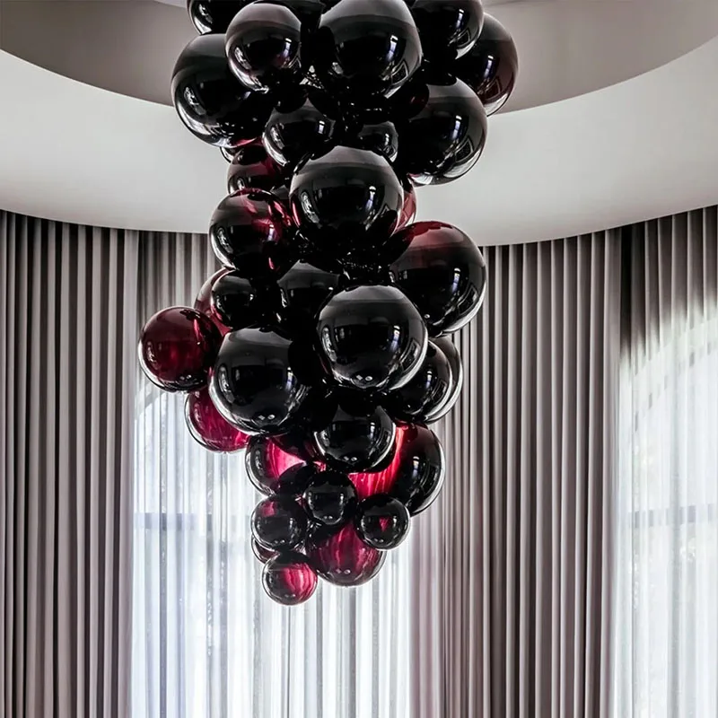 suspension en verre design italien style raisin lumineux - Image 5