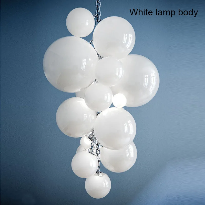suspension en verre design italien style raisin lumineux - Image 8