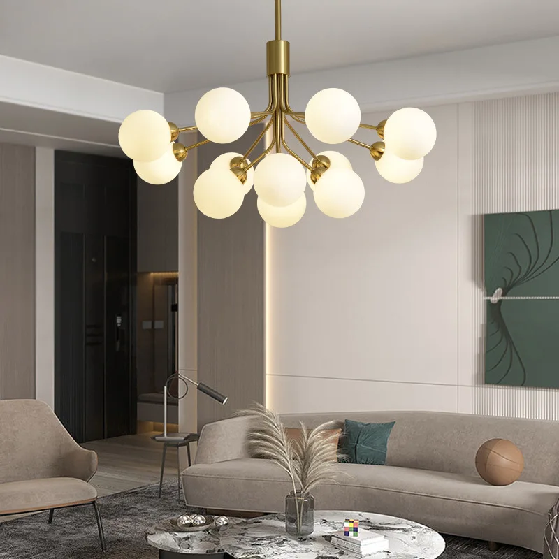 suspension en verre design nordique pour un éclairage moderne - Image 3