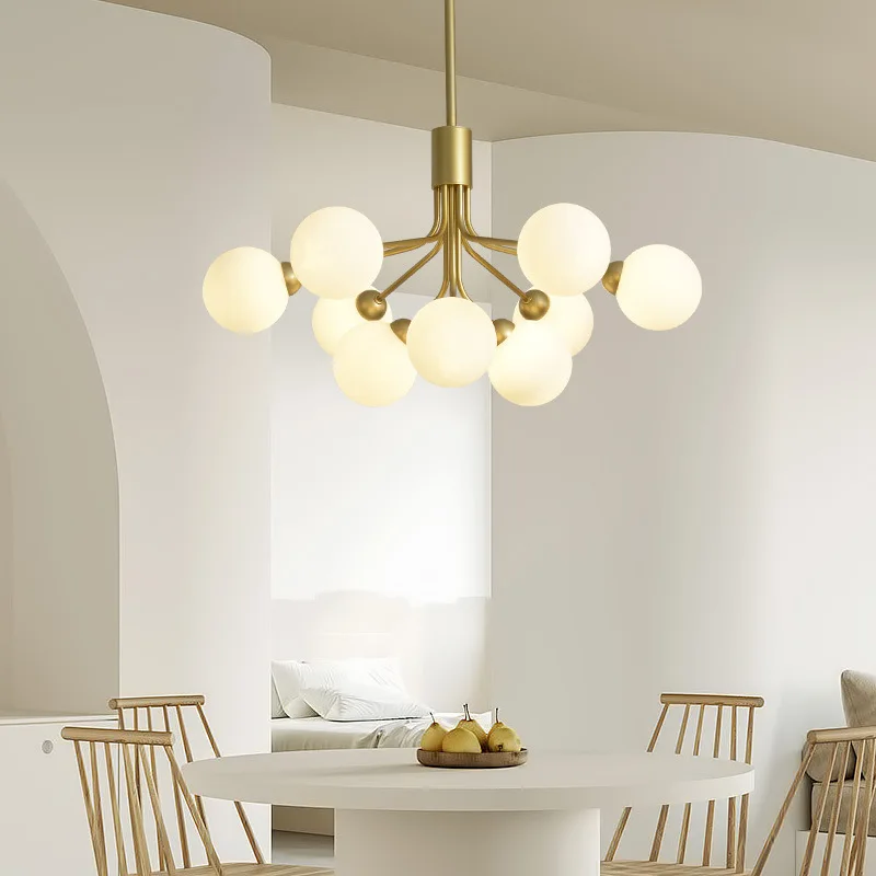 suspension en verre design nordique pour un éclairage moderne - Image 4