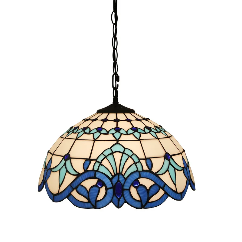 suspension en verre fait main style nordique paon décoration intérieure - Image 13