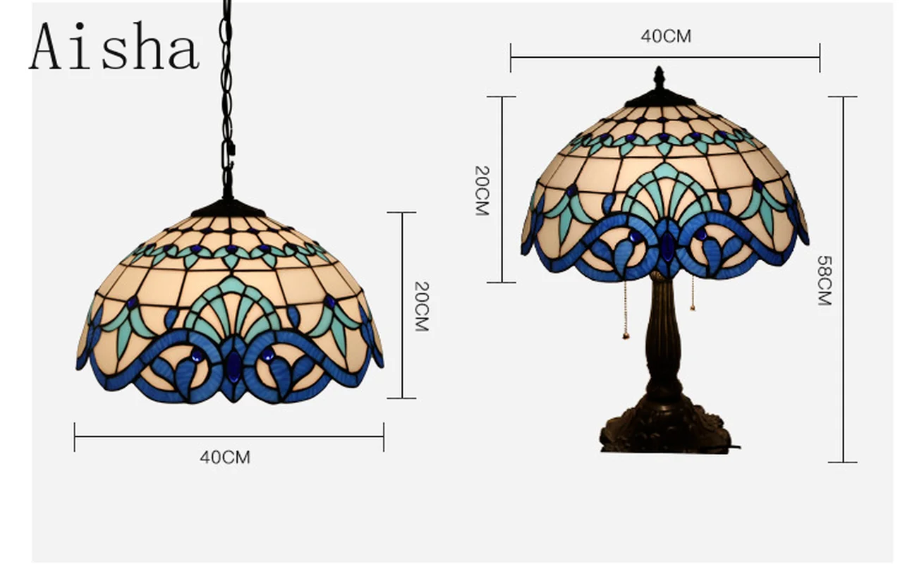 suspension en verre fait main style nordique paon décoration intérieure - Image 6