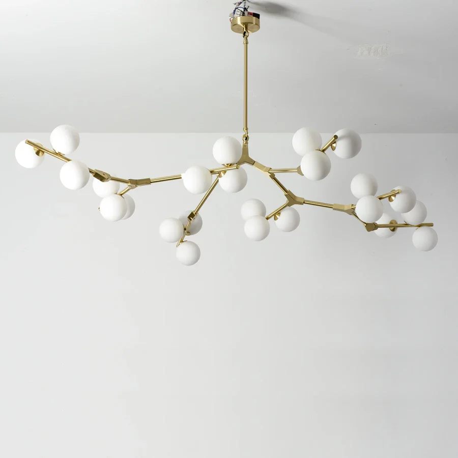 suspension en verre moléculaire style post-moderne pour intérieur élégant - Image 4