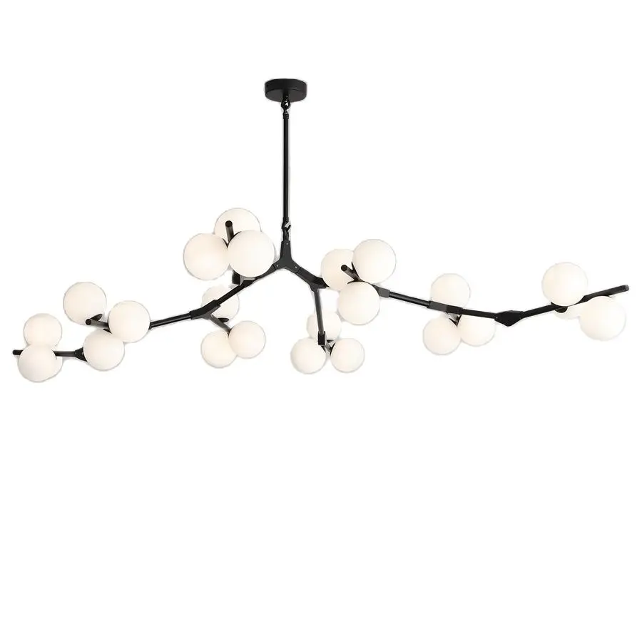 suspension en verre moléculaire style post-moderne pour intérieur élégant - Image 5