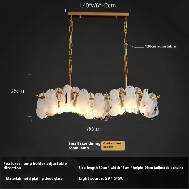 suspension en verre nuage design haut de gamme pour intérieur élégant - Image 8