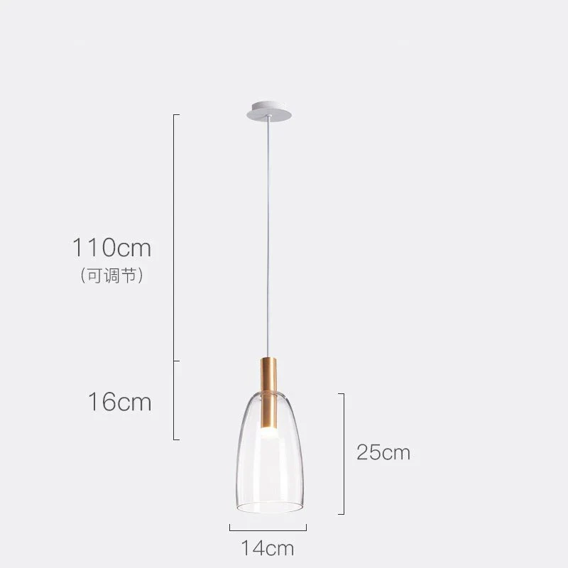 suspension en verre pour décoration d'intérieur moderne - Image 11
