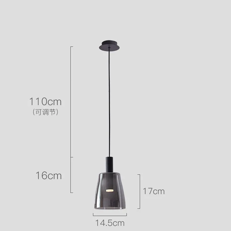 suspension en verre pour décoration d'intérieur moderne - Image 12