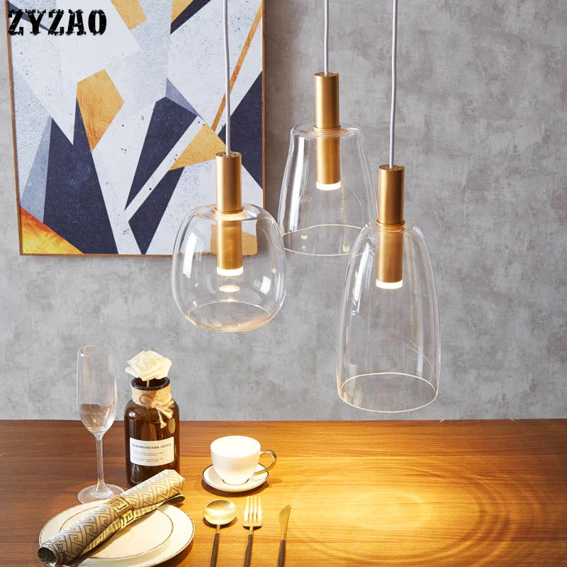suspension en verre pour décoration d'intérieur moderne - Image 2