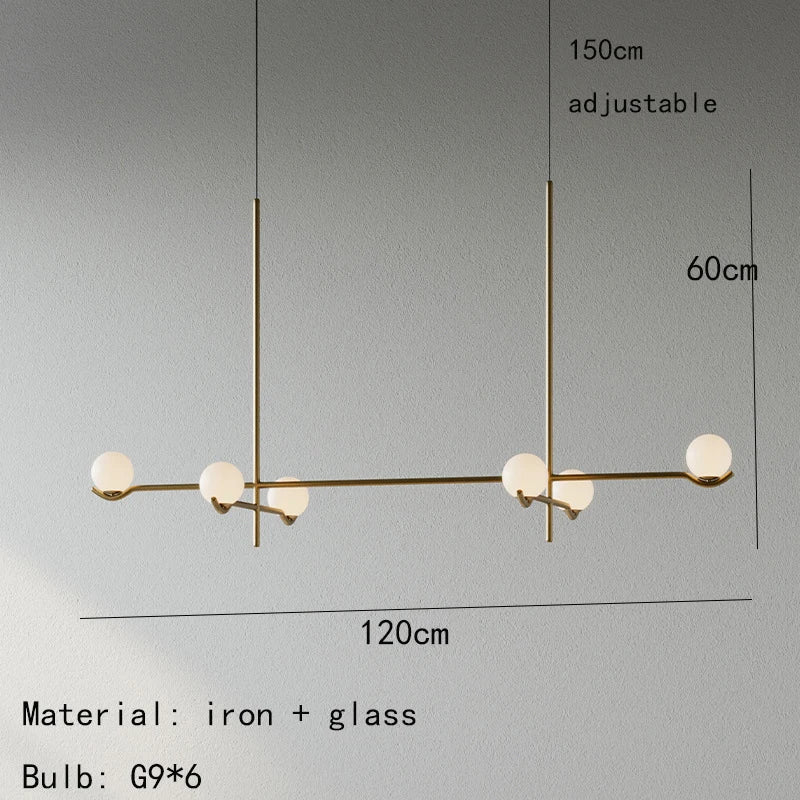 suspension en verre pour décoration intérieure ampoule non incluse - Image 10
