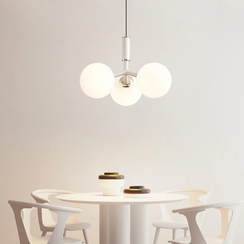 suspension en verre pour éclairage de cuisine restaurant moderne - Image 2