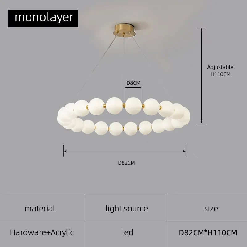 suspension en verre pour éclairage moderne et élégant - Image 11