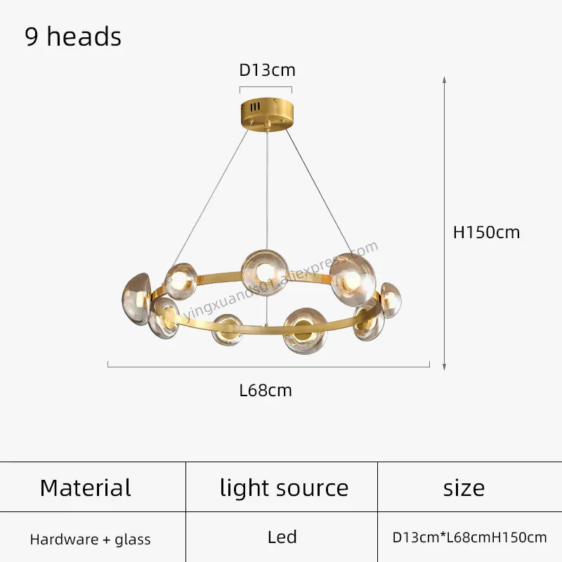 suspension en verre pour éclairage moderne et élégant - Image 9