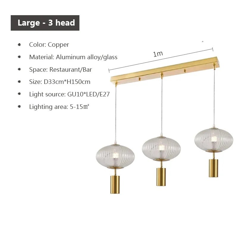 suspension en verre rétro design pour décoration intérieure - Image 18