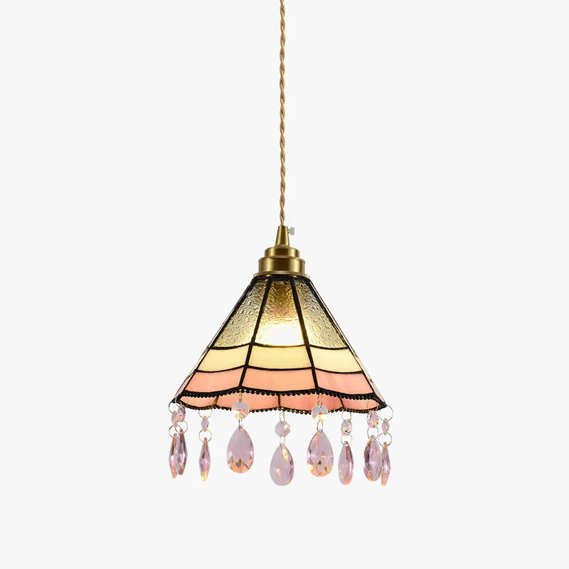 suspension en verre tiffany multicolore pour intérieur élégant - Image 8