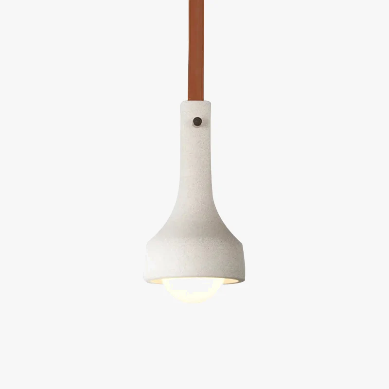 suspension industrielle en cuir et ciment rétro décoratif - Image 4