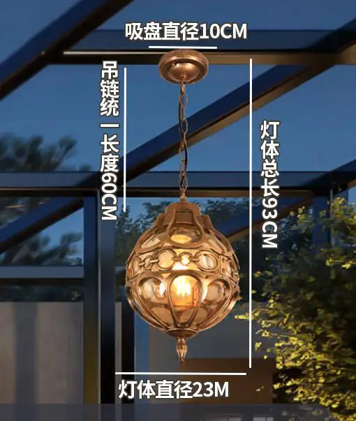 suspension industrielle en verre pour décoration intérieure et extérieure - Image 10