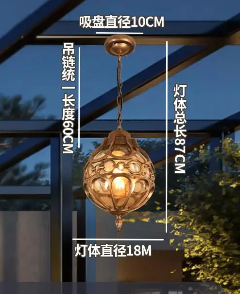 suspension industrielle en verre pour décoration intérieure et extérieure - Image 8