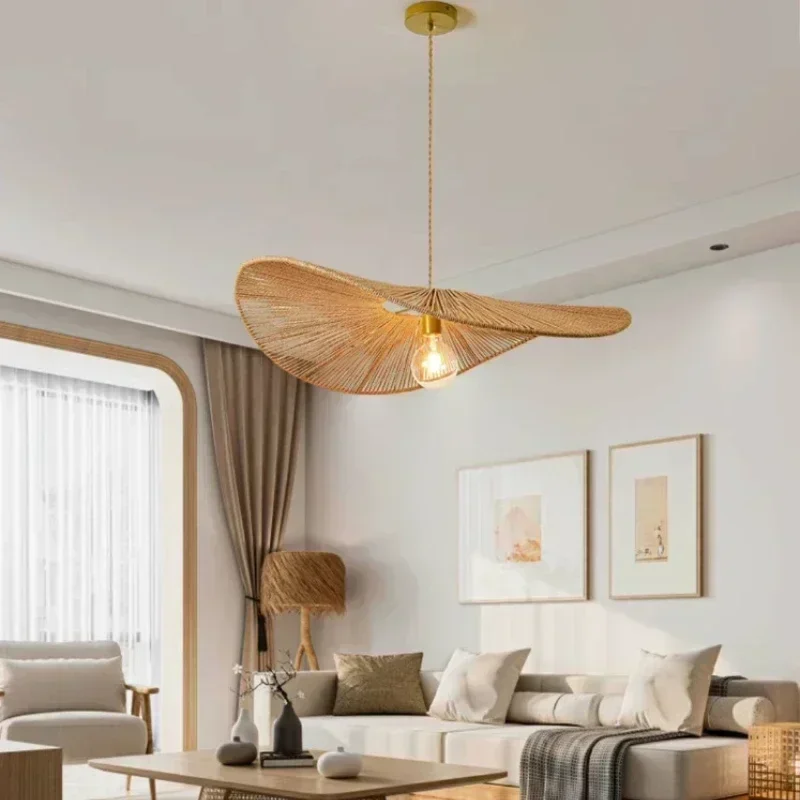 suspension japonaise en corde de chanvre pour décoration moderne - Image 2