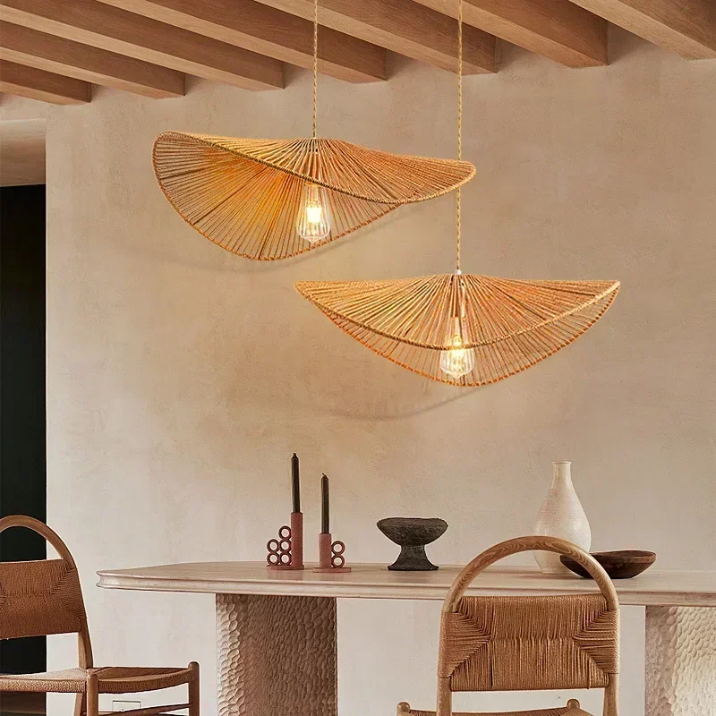 suspension japonaise en corde de chanvre pour décoration moderne - Image 3