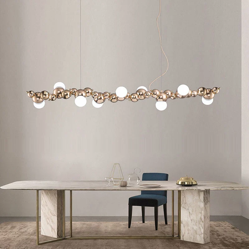 suspension led artistique à intensité variable design moderne