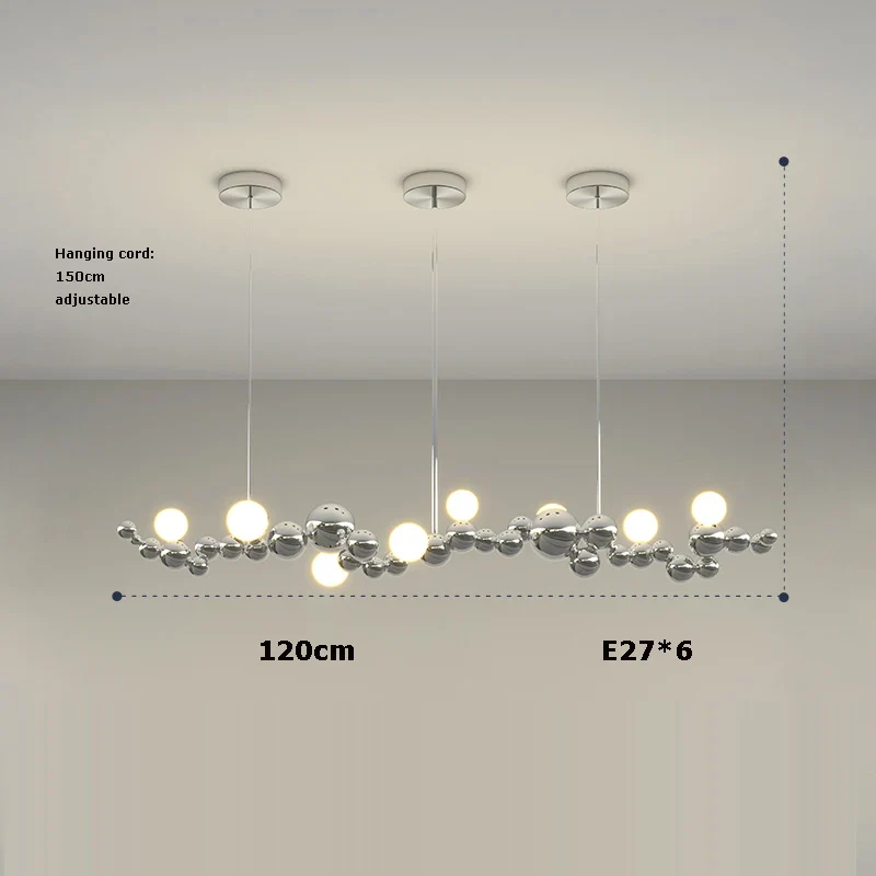 suspension led artistique à intensité variable design moderne - Image 14