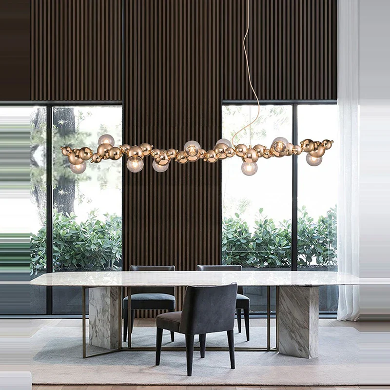 suspension led artistique à intensité variable design moderne - Image 4