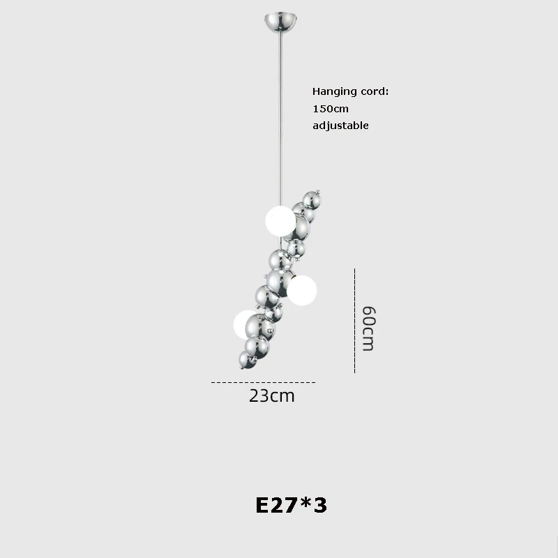 suspension led artistique à intensité variable design moderne - Image 7