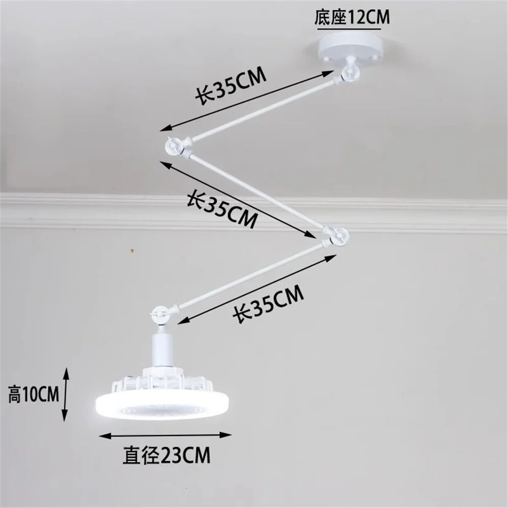 suspension led créative avec télécommande et ventilateur multifonction - Image 6