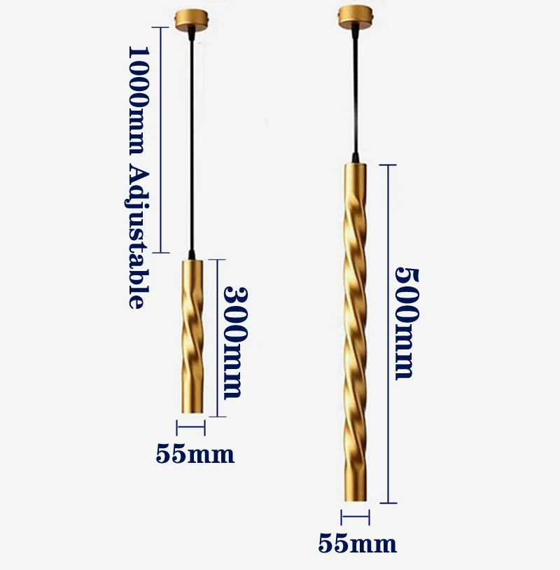 suspension led cylindrique à intensité variable pour décoration intérieure - Image 6