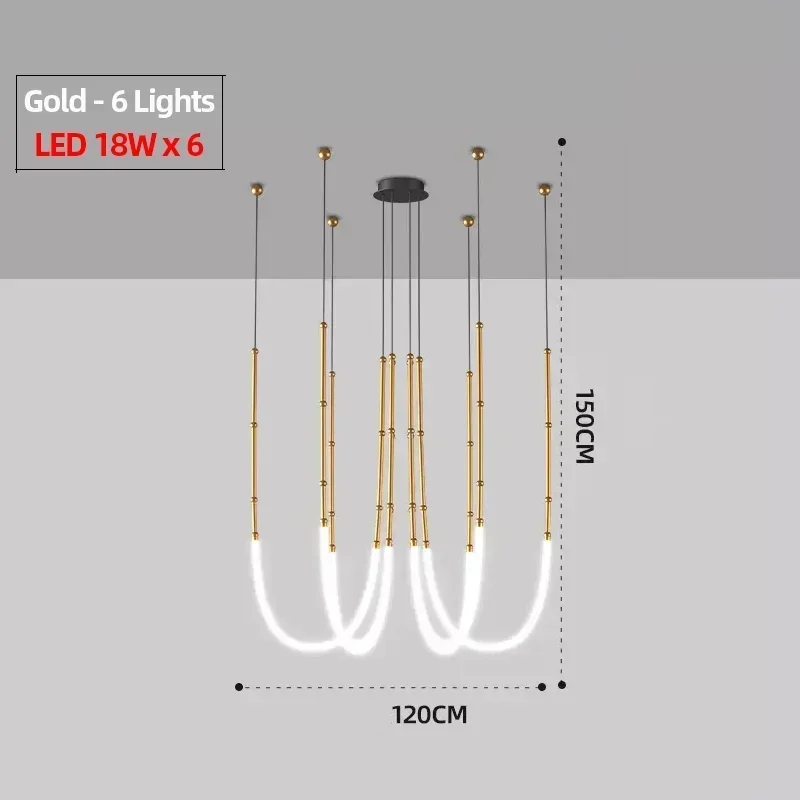 suspension led moderne pour décoration intérieure élégante et stylée - Image 6