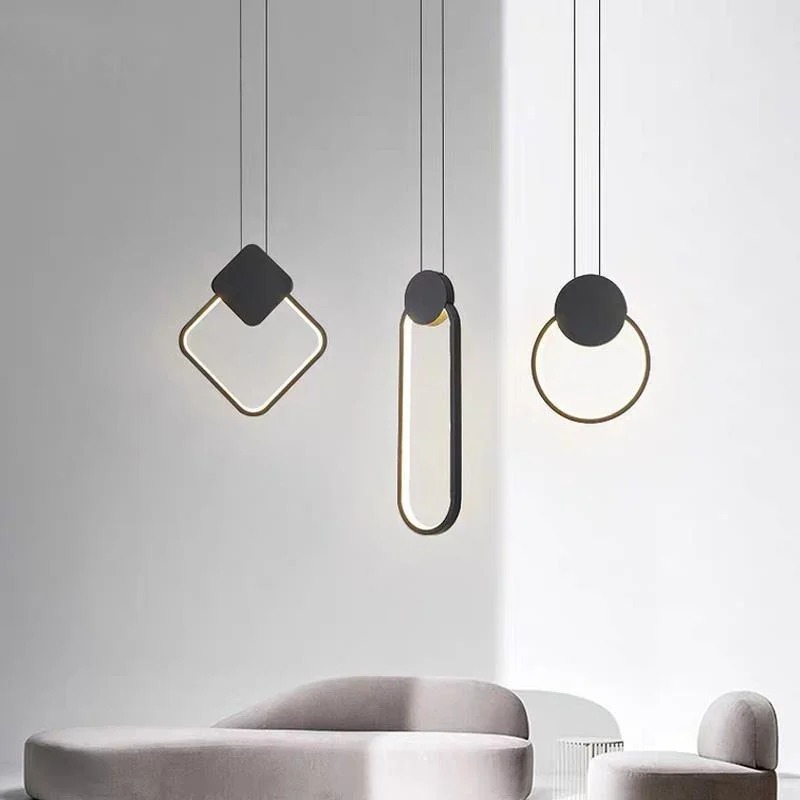 suspension led moderne pour éclairage intérieur design élégant - Image 4