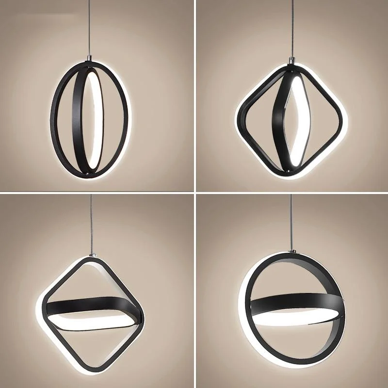 suspension led moderne pour éclairage intérieur design élégant - Image 6