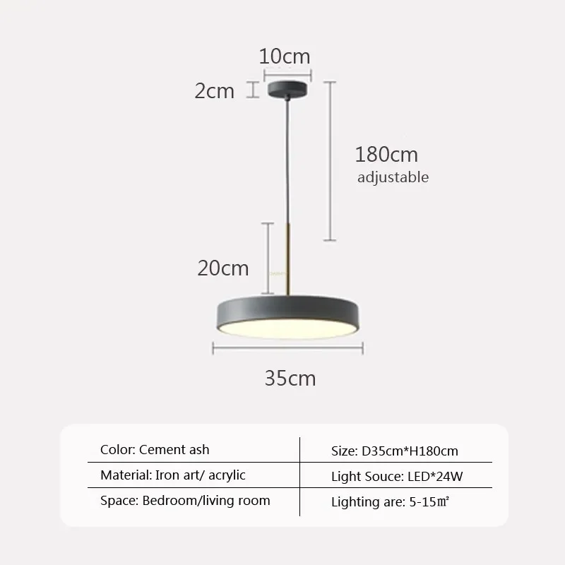 suspension led multicolore design pour éclairage intérieur moderne - Image 9