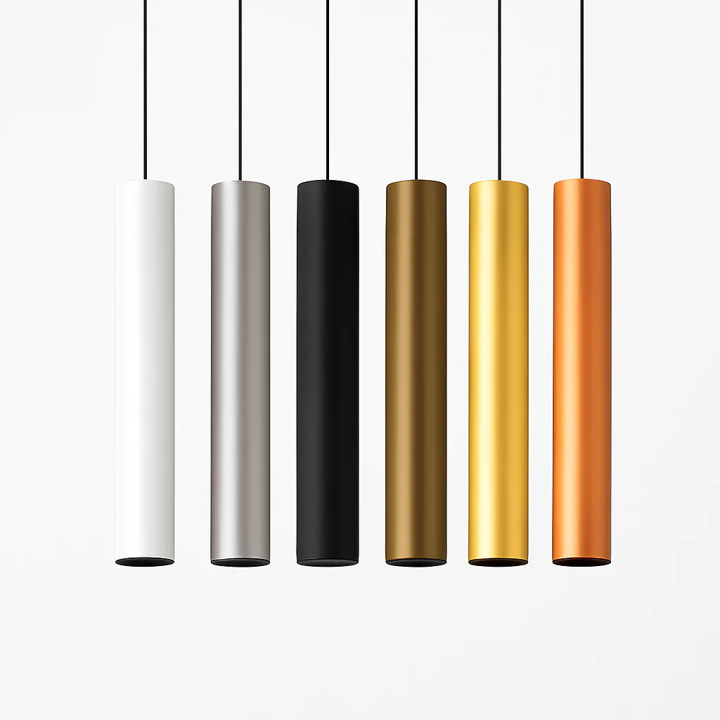 suspension led tube cylindrique pour décoration moderne - Image 2