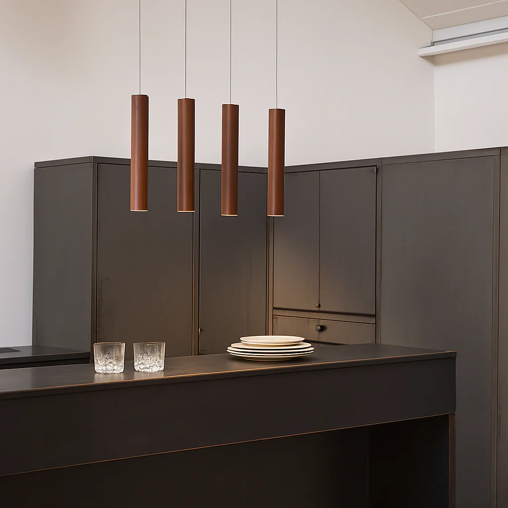 suspension led tube cylindrique pour décoration moderne - Image 3