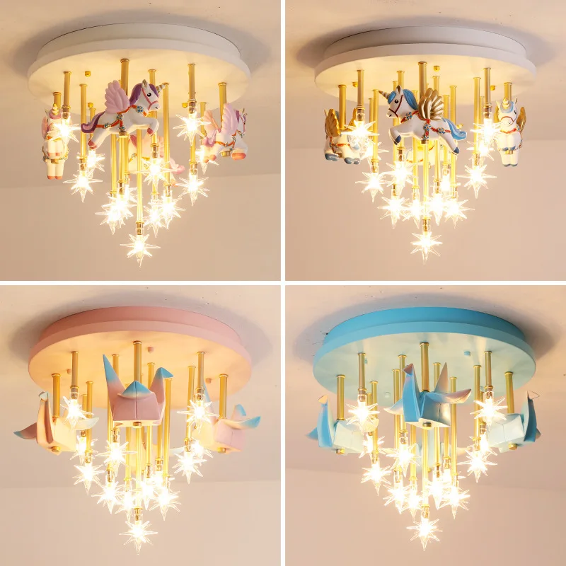 suspension lumineuse enfantine pour chambre à coucher amusante - Image 5