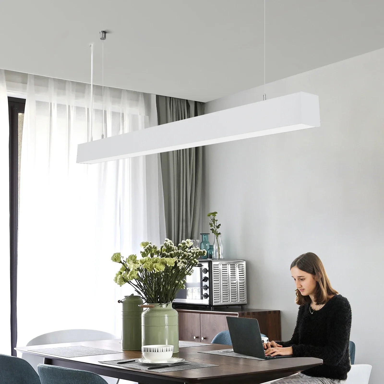suspension lumineuse réglable pour intérieur moderne et élégant - Image 4
