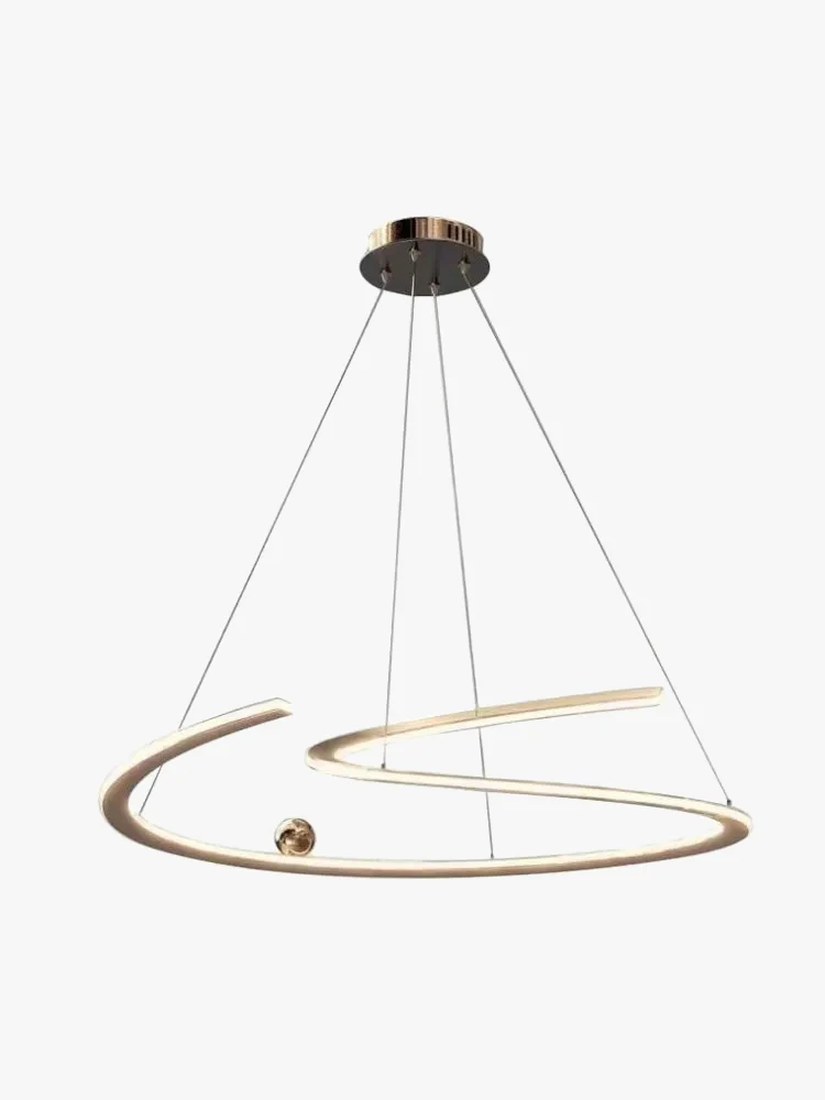 suspension minimaliste italienne à ligne irrégulière pour intérieur moderne - Image 6