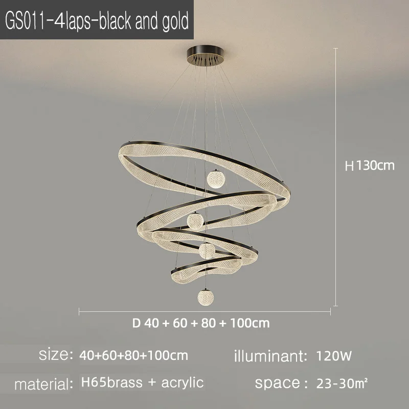 suspension moderne à led pour éclairage intérieur élégant - Image 10