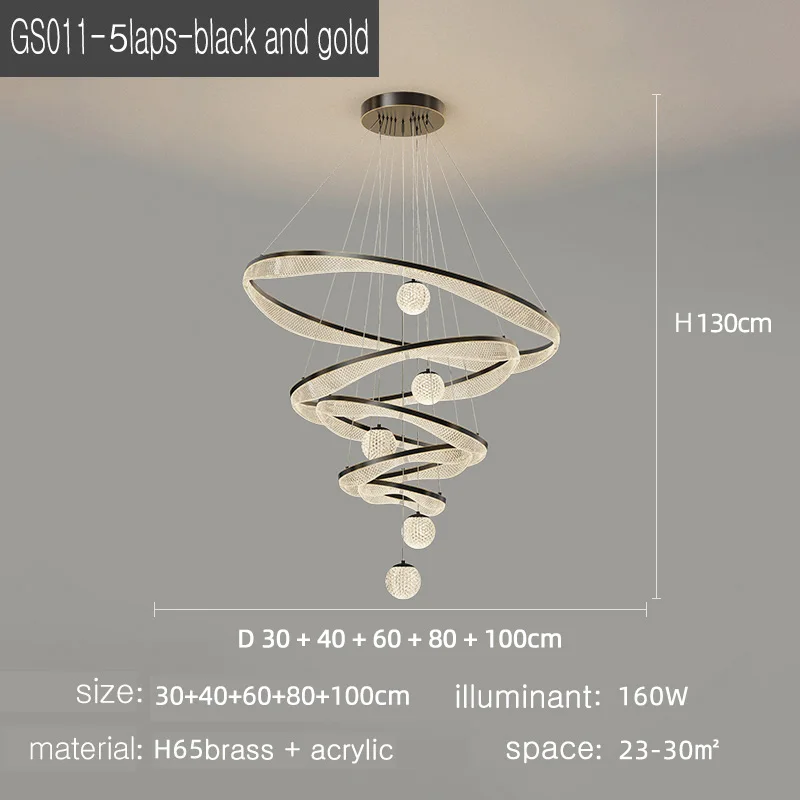 suspension moderne à led pour éclairage intérieur élégant - Image 14