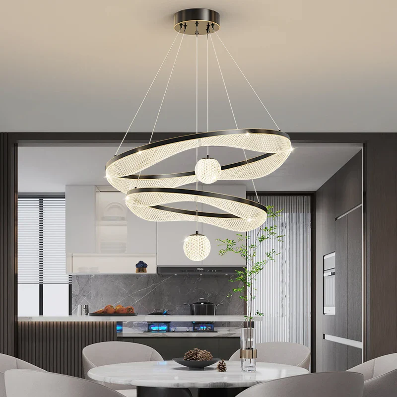 suspension moderne à led pour éclairage intérieur élégant - Image 6