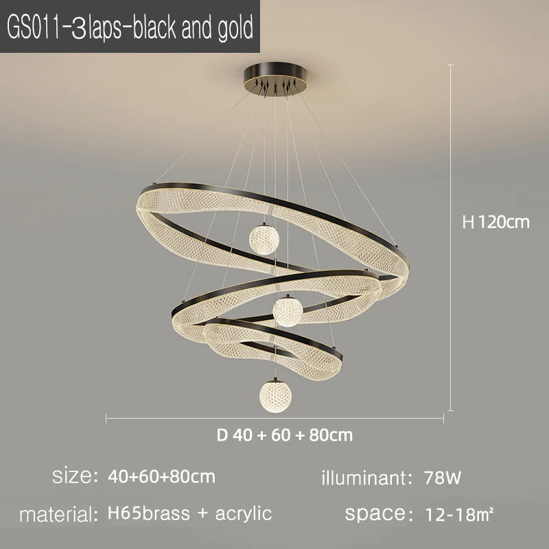 suspension moderne à led pour éclairage intérieur élégant - Image 8
