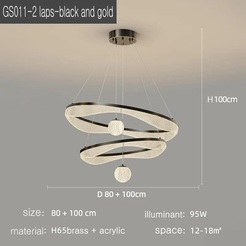 suspension moderne à led pour éclairage intérieur élégant - Image 9