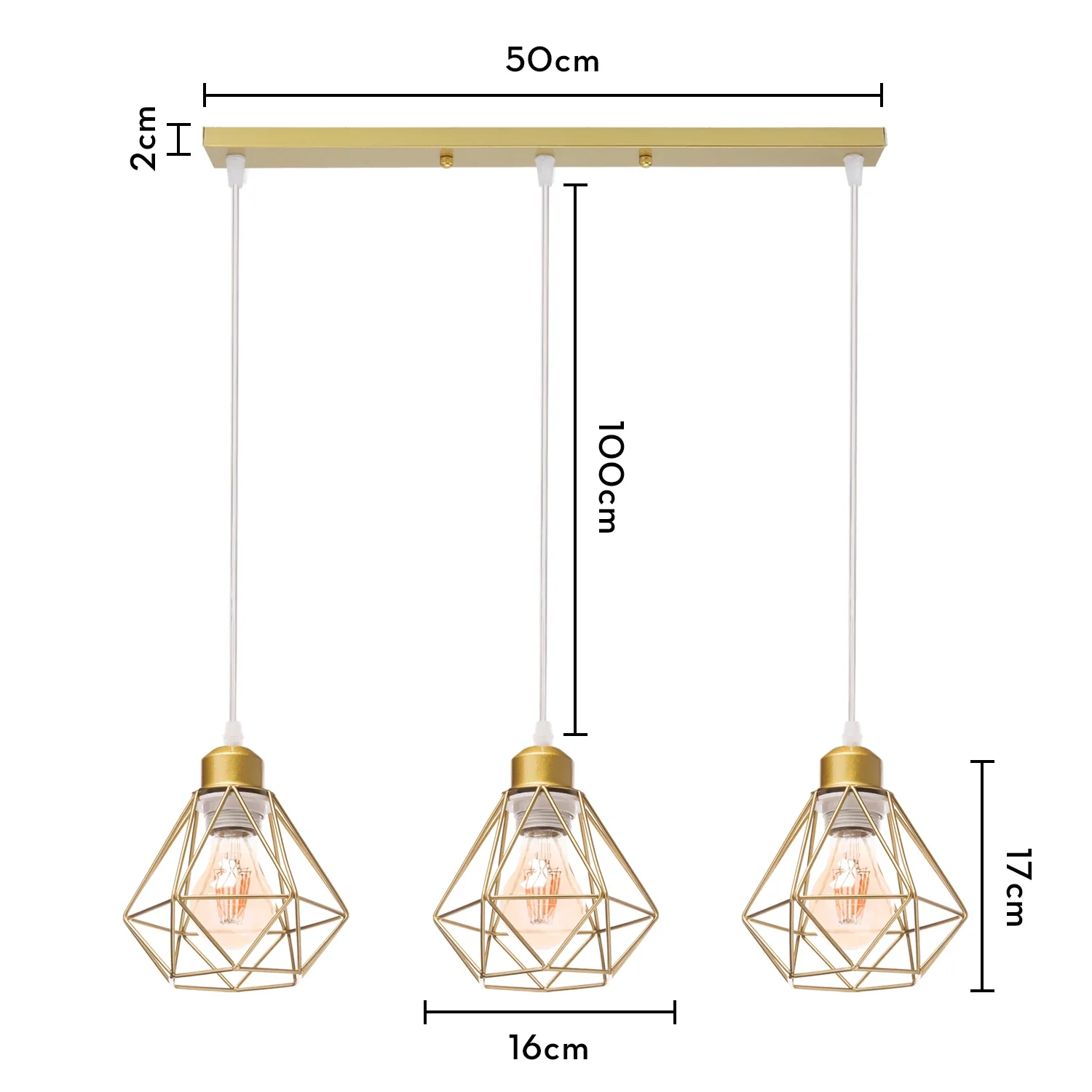 suspension moderne à têtes led pour intérieur design - Image 11