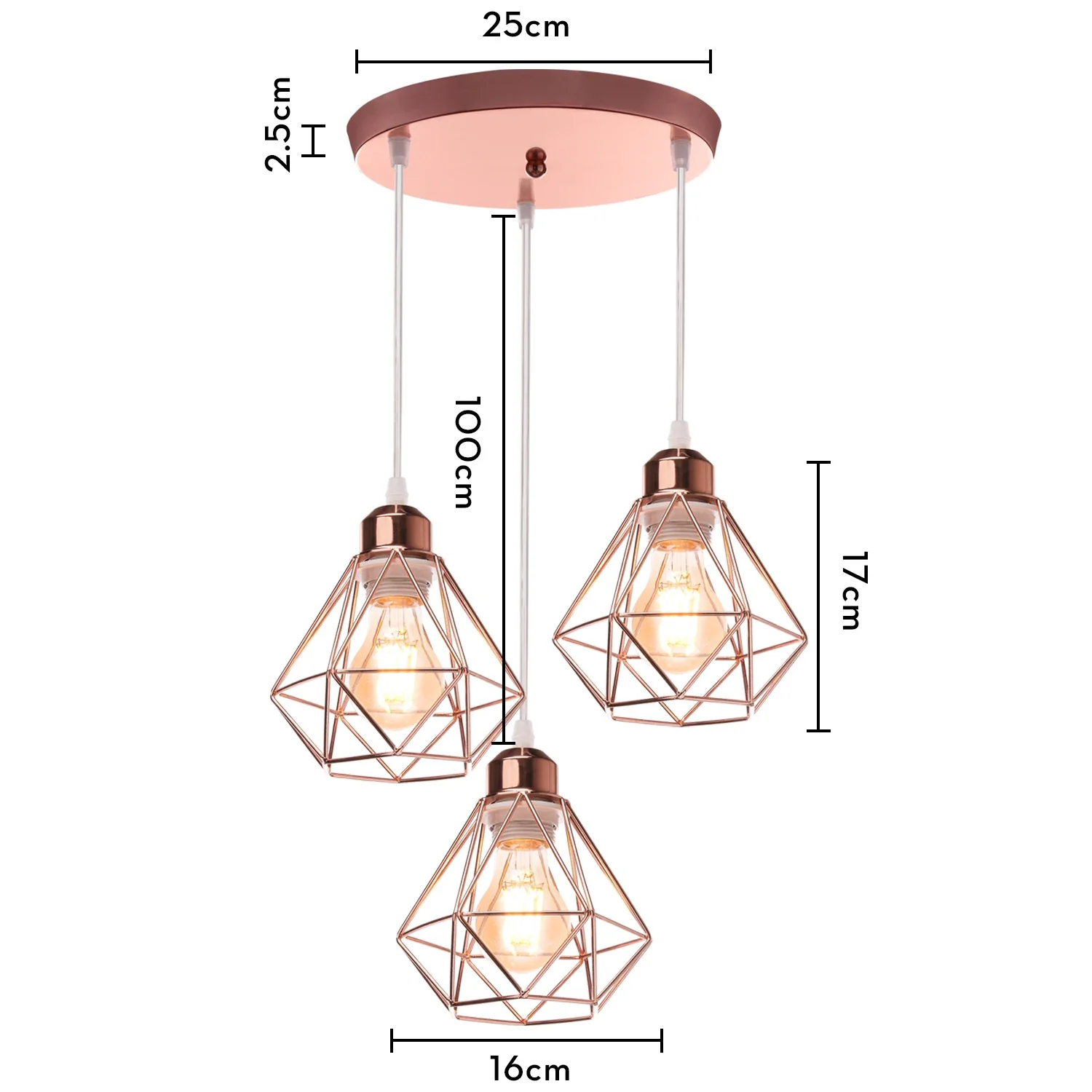 suspension moderne à têtes led pour intérieur design - Image 14